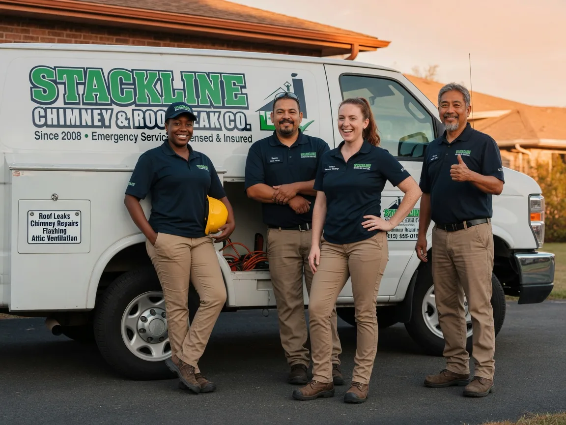 Chimney flashing repair company in Neal, KS